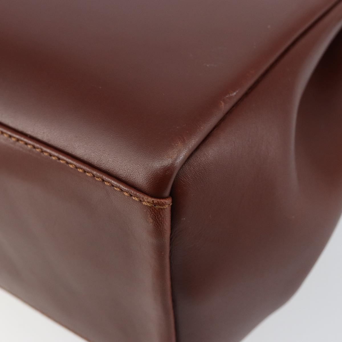 Salvatore Ferragamo Vintage Top handle handbag Leather, BROWN, LEATHER, Handbag