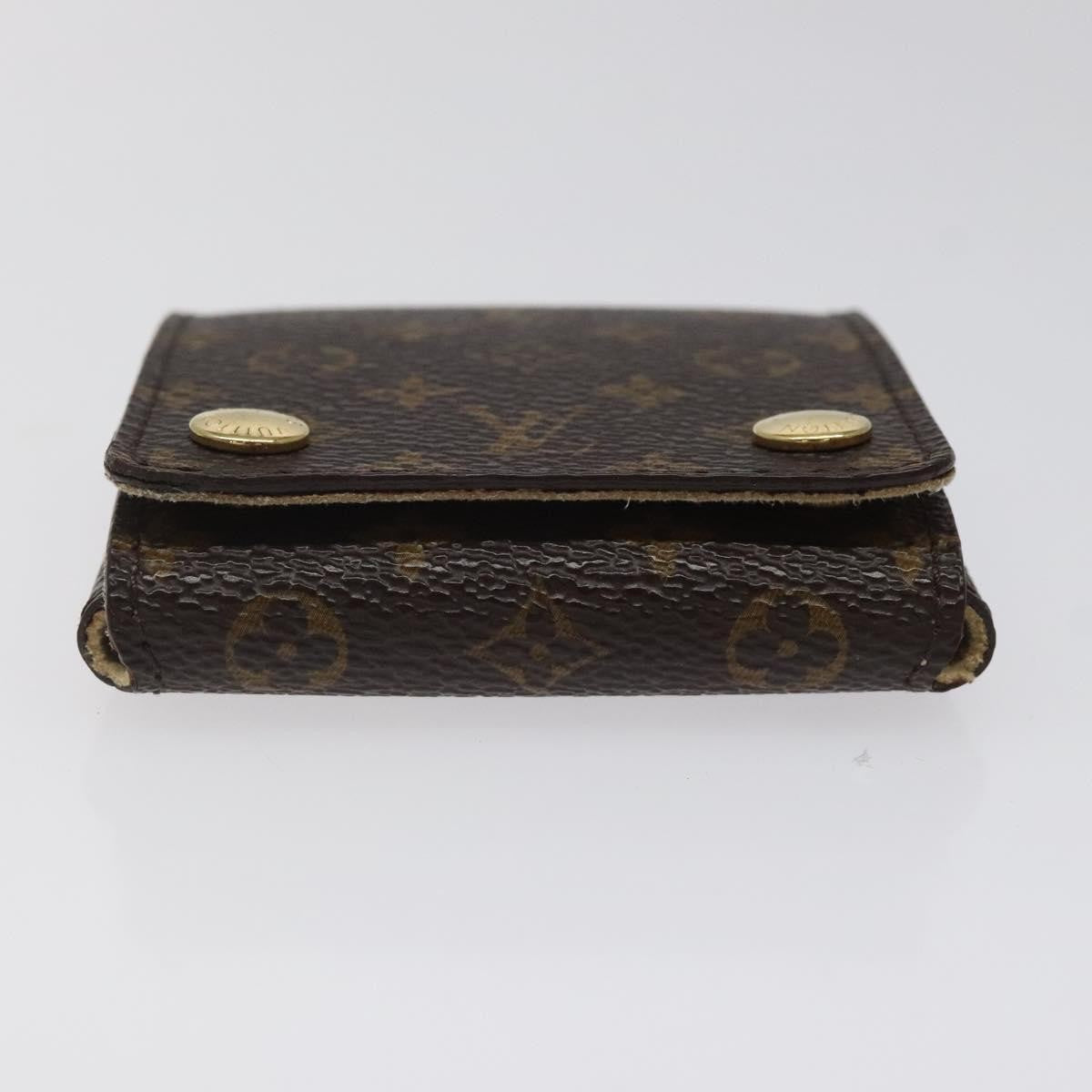 Louis Vuitton CASE JEWELRY BOX Canvas, BROWN, CANVAS, Wallets
