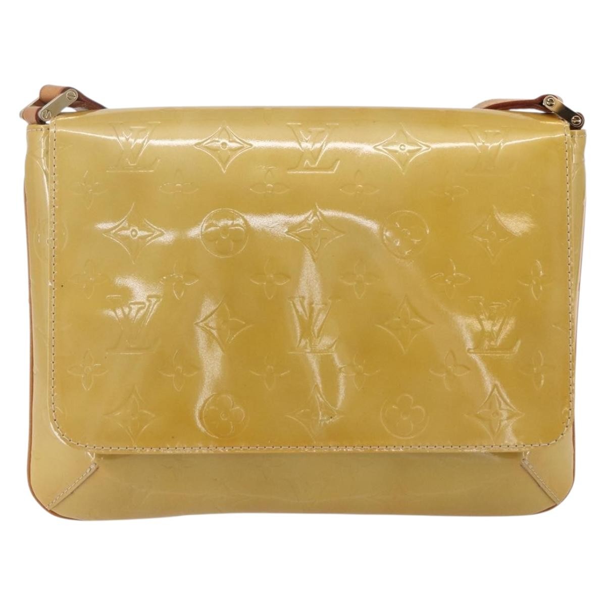 Louis Vuitton Thompson Street Handbag Monogram Vernis, BEIGE, PATENT_LEATHER, Shoulder bag