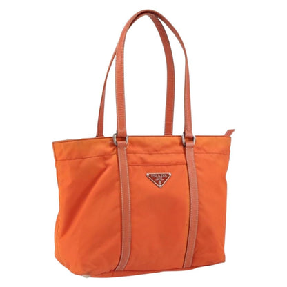 Prada Vintage Tote Tessuto, ORANGE, NYLON, Tote bag