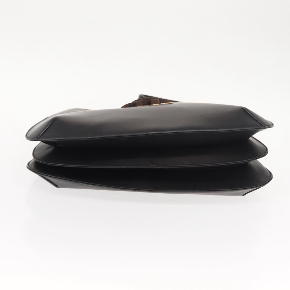 Salvatore Ferragamo Shoulder Bag Leather, BLACK, LEATHER, Shoulder bag