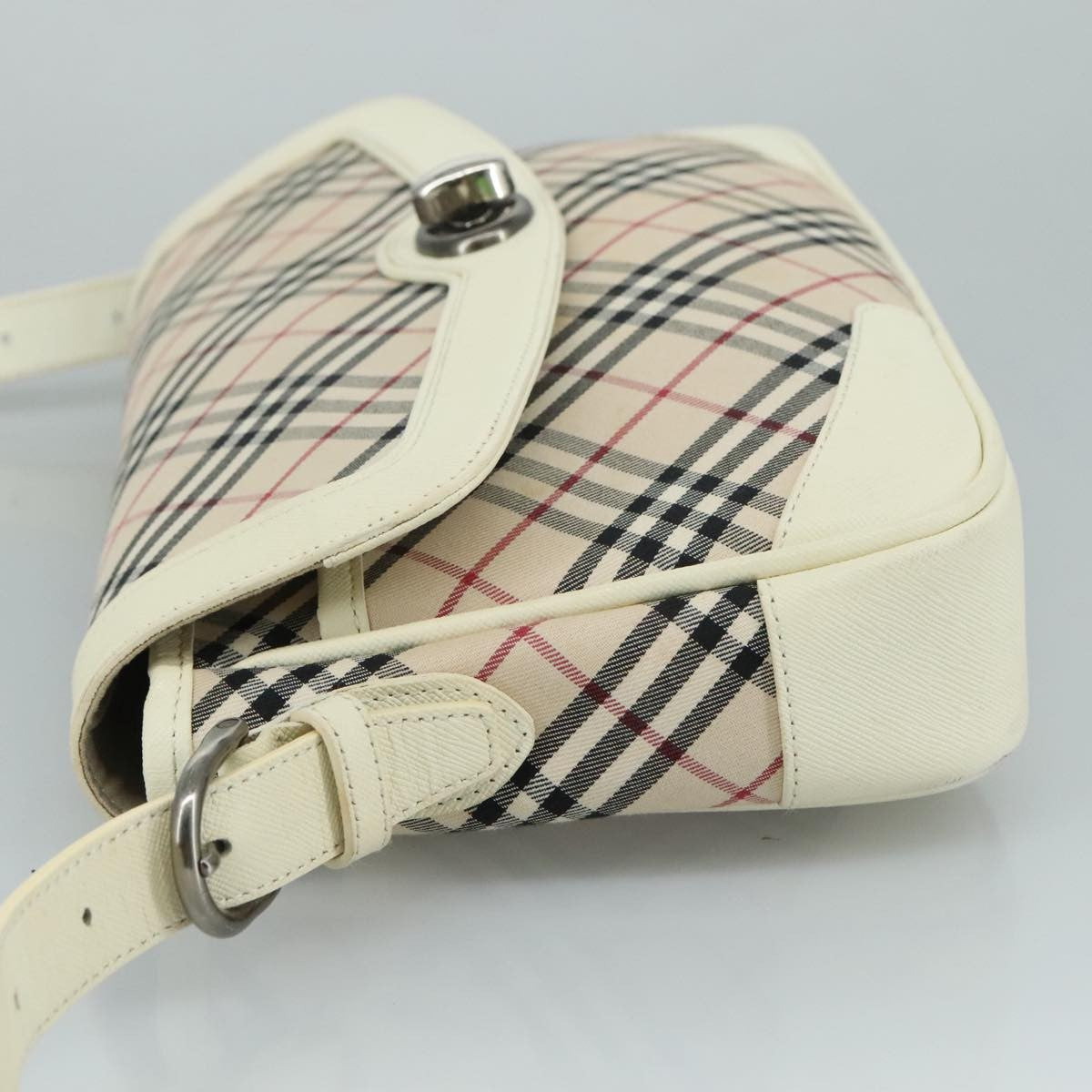 Burberry Shoulder Bag Nova Check Canvas, BEIGE, CANVAS, Shoulder bag