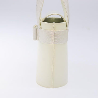 Salvatore Ferragamo Vara Bow Top Handle Bucket Bag Patent Leather, WHITE, PATENT_LEATHER, Handbag