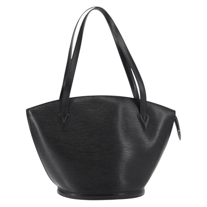 Louis Vuitton Saint Jacques Handbag Epi Leather, BLACK, LEATHER, Shoulder bag
