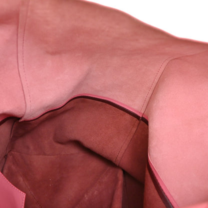 Celine Horizontal Bi-Cabas Tote Leather, PINK, LEATHER, Handbag