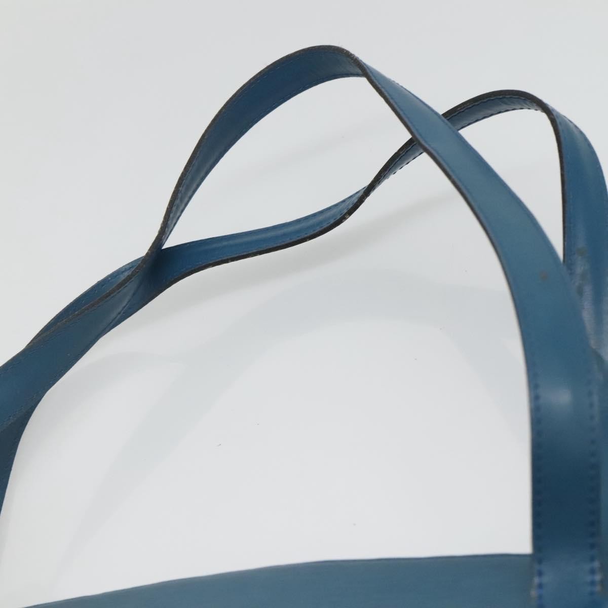 Louis Vuitton Saint Jacques Handbag Epi Leather, BLUE, LEATHER, Handbag