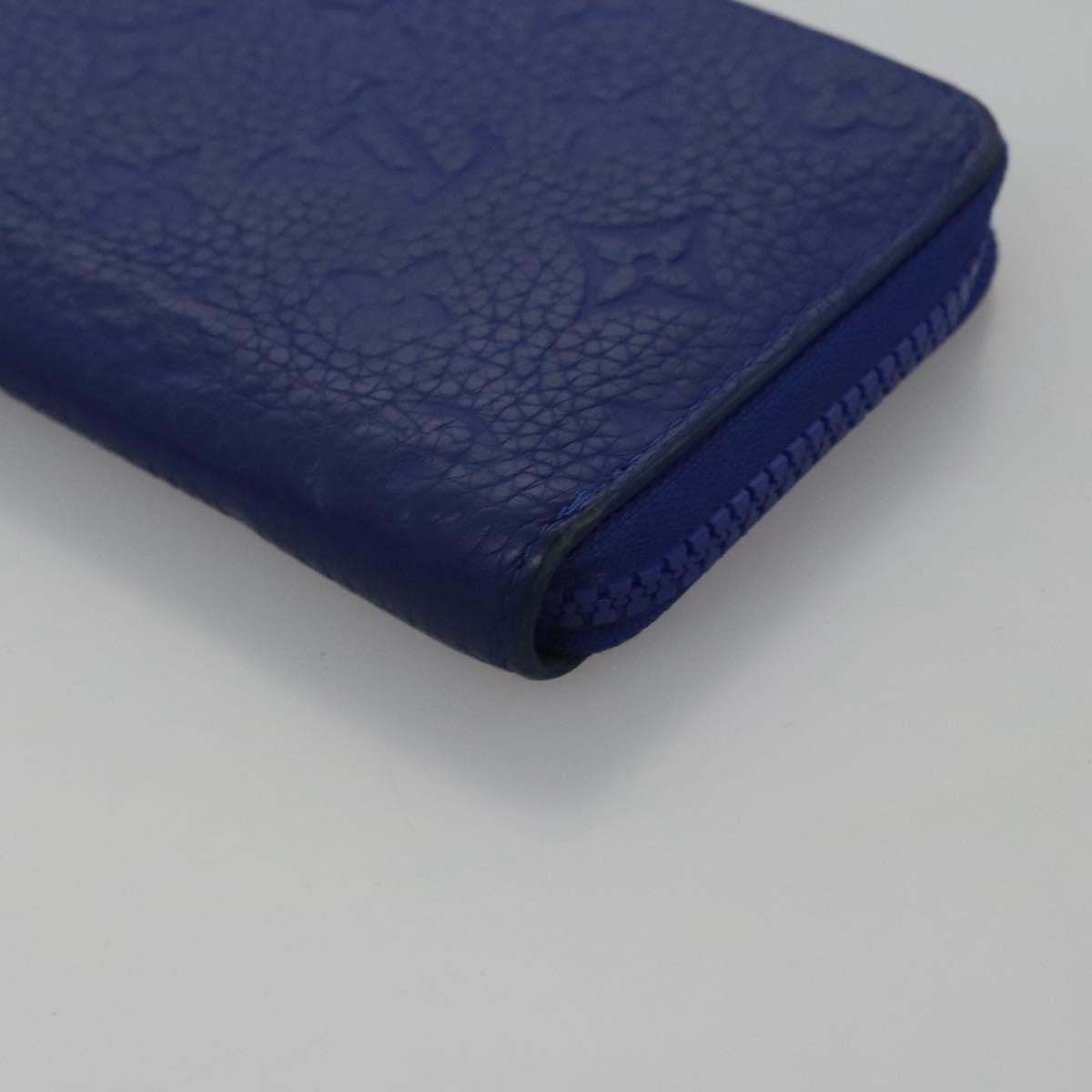 Louis Vuitton Portefeuille zippy Monogramme Empreinte Monogramme Empreinte, BLUE, LEATHER, Wallets