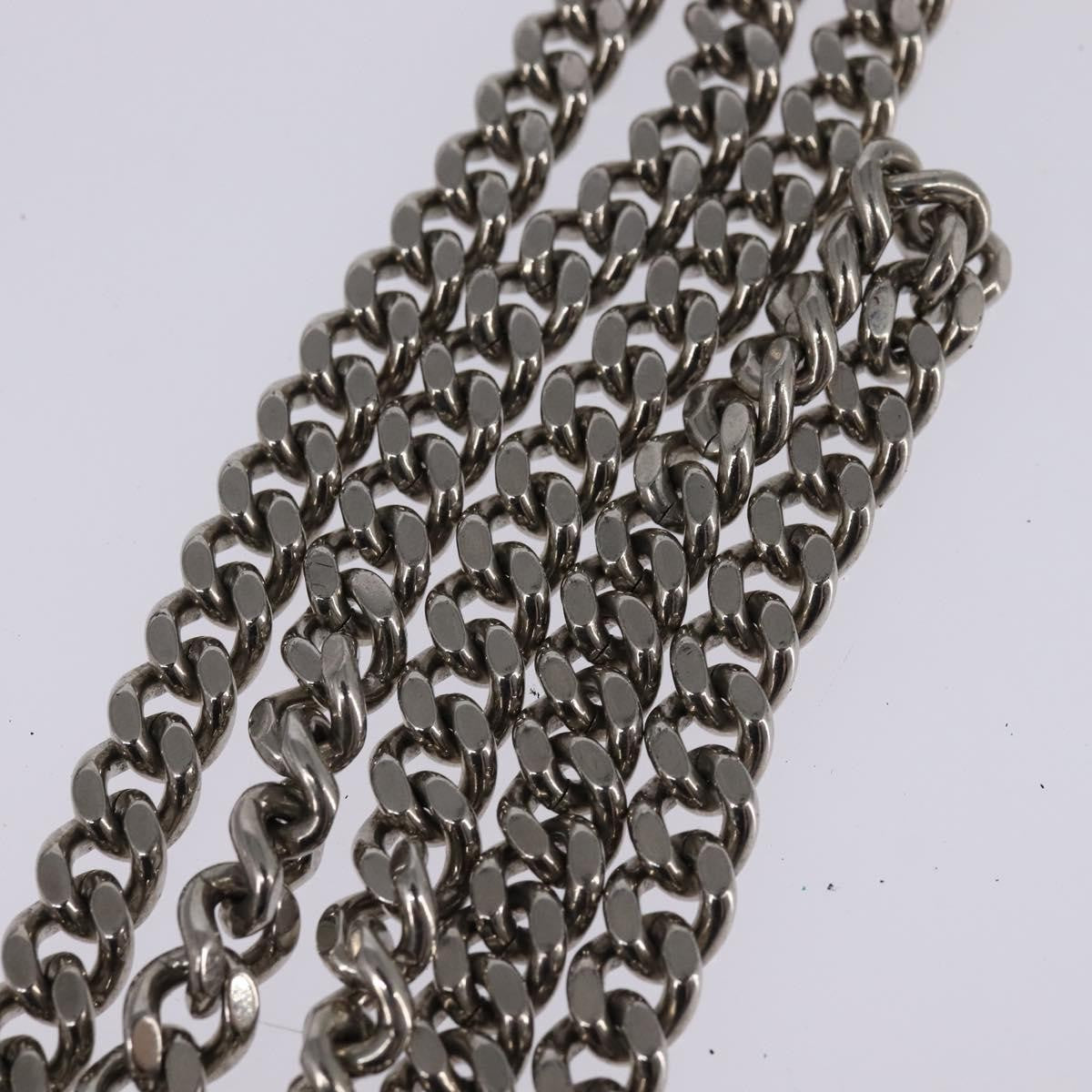 Christian Dior Diorama Wallet on Chain Metallic Distressed Calfskin, SILVER, LEATHER, Wallets