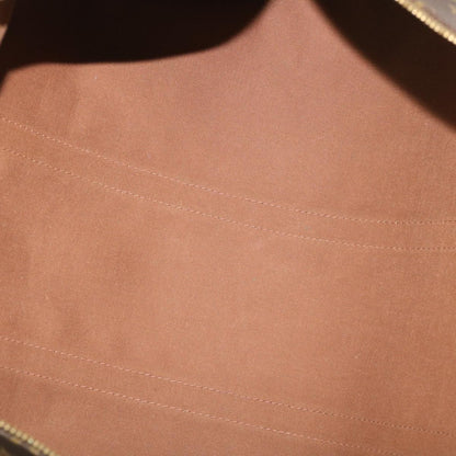 Louis Vuitton Keepall Bag Monogram Canvas, BROWN, CANVAS, Travel bag