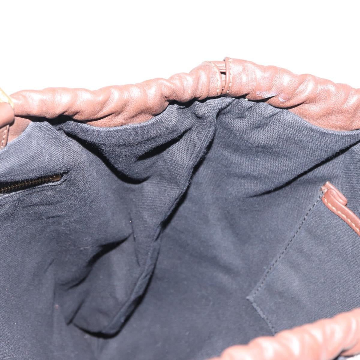 Burberry Big Crush Tote Leather and House Check Canvas, BROWN, LEATHER, Handbag