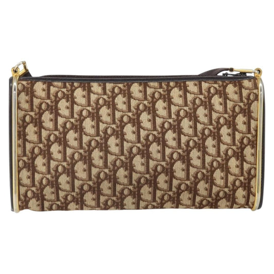 Christian Dior Trotter shoulder bag Canvas, BROWN, CANVAS, Shoulder bag
