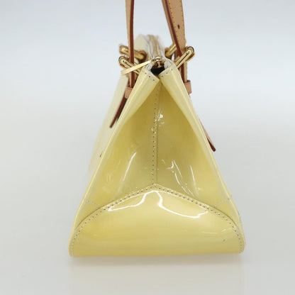 Louis Vuitton Rosewood Avenue Handbag Monogram Vernis, YELLOW, PATENT_LEATHER, Handbag