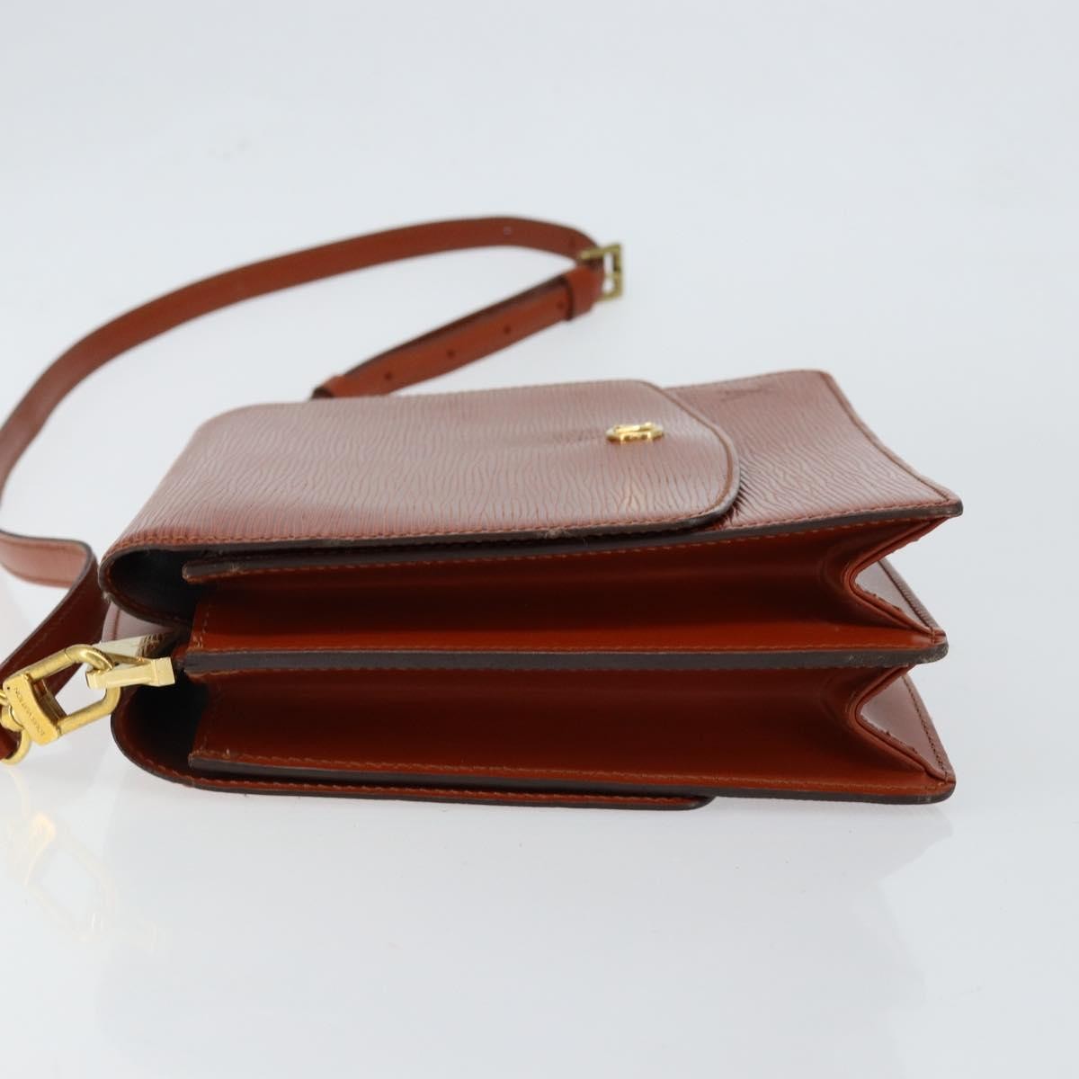 Louis Vuitton Grenelle Shoulder Bag Epi Leather, BROWN, LEATHER, Shoulder bag