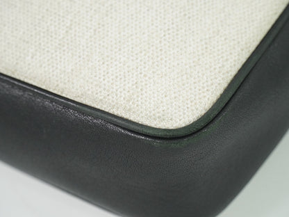 Saint Laurent Lou Camera Bag Canvas and Leather, BEIGE, CANVAS, Shoulder bag