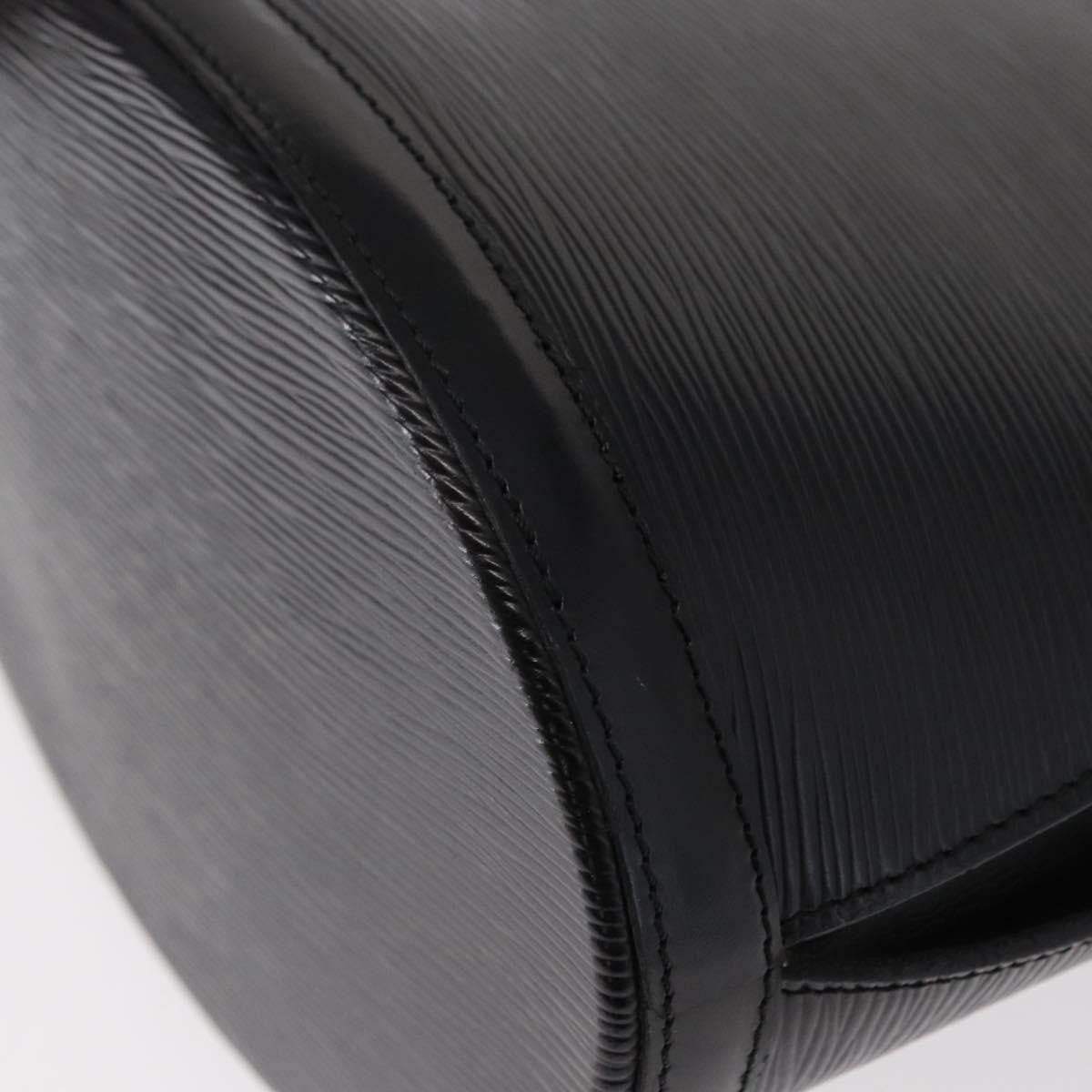 Louis Vuitton Cluny Shoulder Bag Epi Leather, BLACK, LEATHER, Shoulder bag