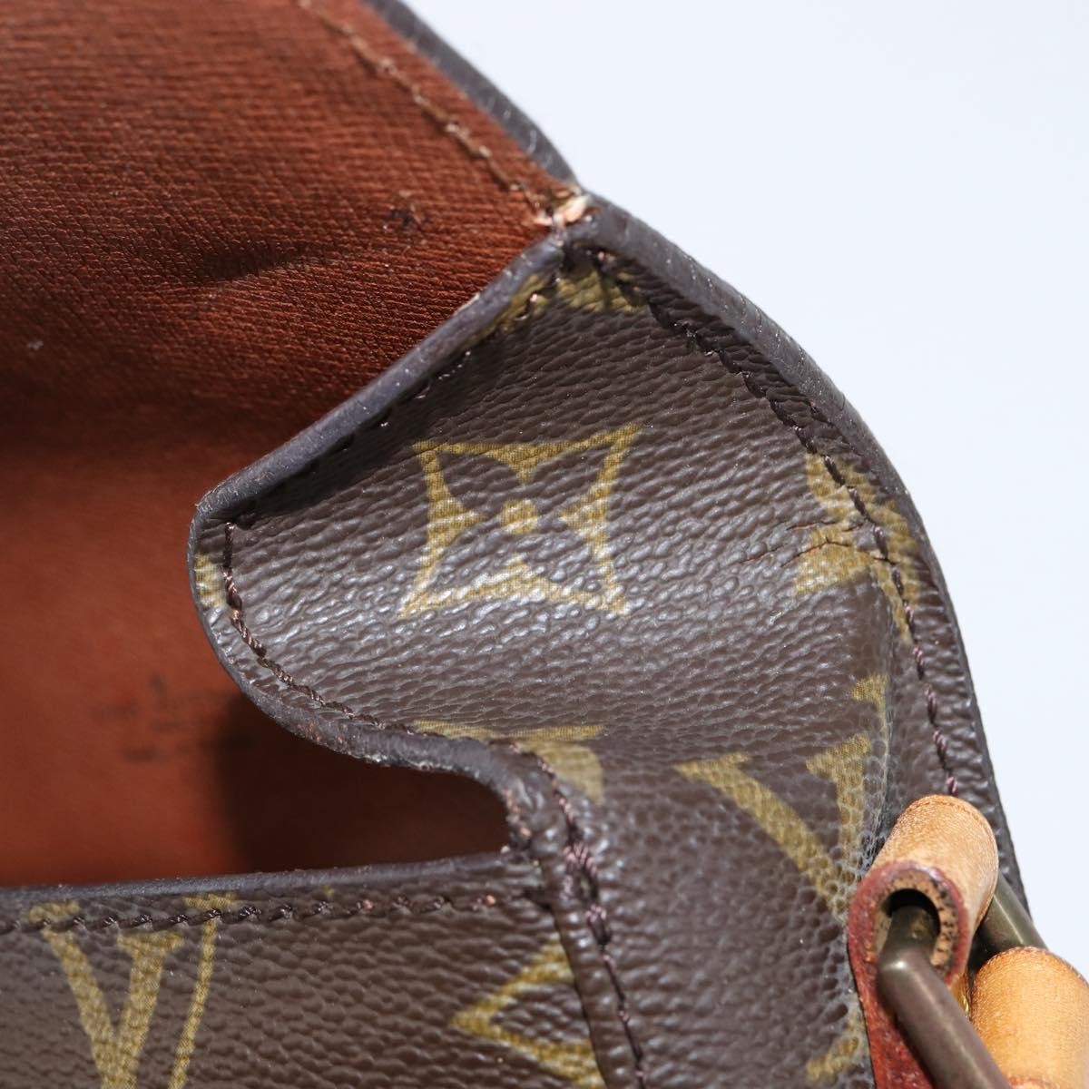 Louis Vuitton Saint Cloud Handbag Monogram Canvas, BROWN, CANVAS, Shoulder bag