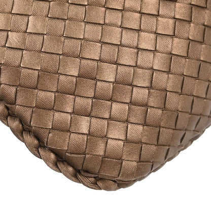 Bottega Veneta Intrecciato Handbag Leather, Metallic, Leather, Handbag