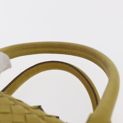 Bottega Veneta Vintage handbag Leather, YELLOW, LEATHER, Handbag