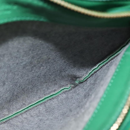 Celine Trio Crossbody Bag Leather, GREEN, LEATHER, Crossbody bag