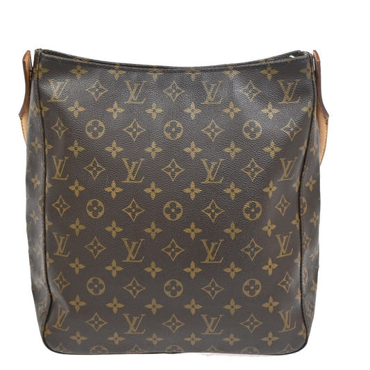 Louis Vuitton Looping Handbag Monogram Canvas, BROWN, CANVAS, Shoulder bag