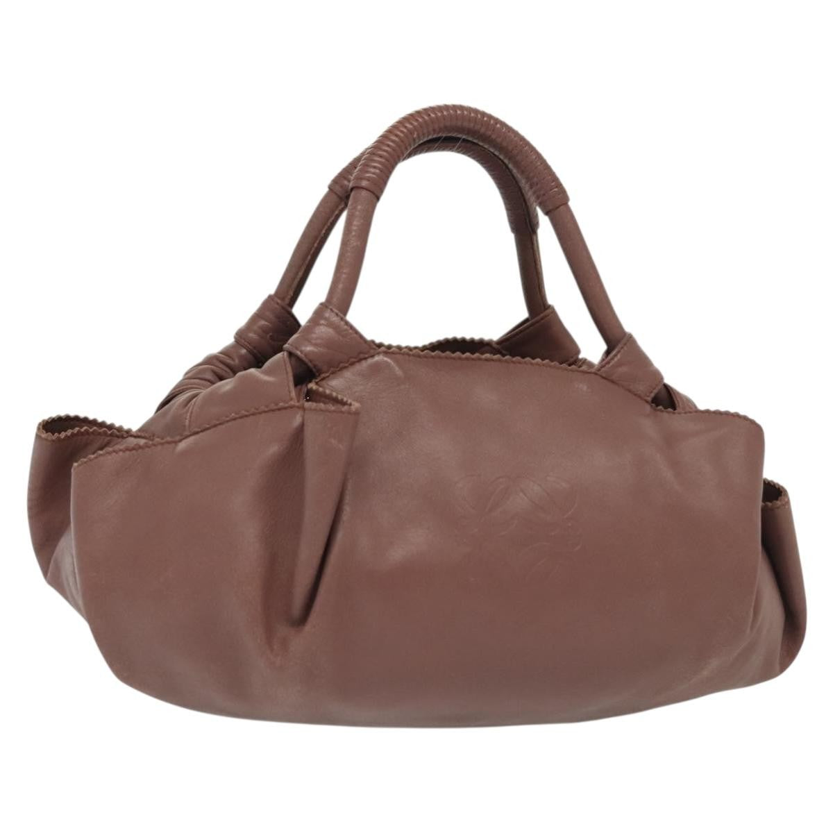 Loewe Anagram Logo Nappa Aire Hand Bag Leather, PINK, LEATHER, Handbag