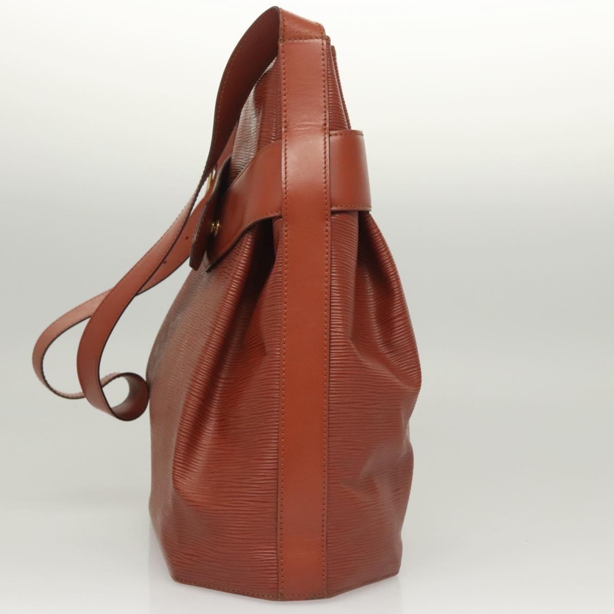 Louis Vuitton Vintage Sac d'Epaule Handbag Epi Leather, BROWN, LEATHER, Shoulder bag