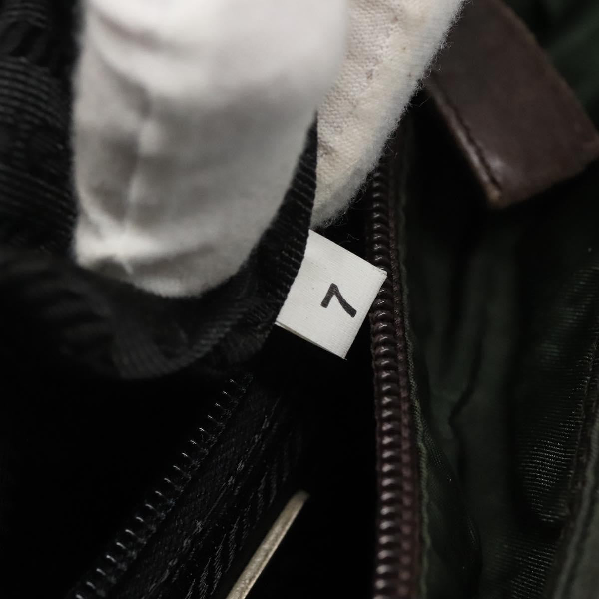 Prada Vintage Chain Tote Tessuto, GREEN, NYLON, Tote bag