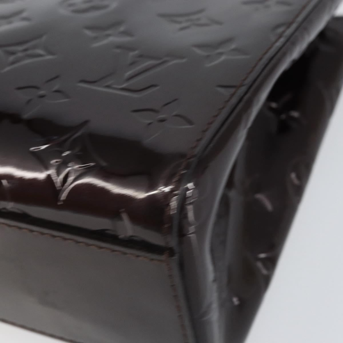 Louis Vuitton Catalina Handbag Monogram Vernis, PURPLE, PATENT_LEATHER, Handbag