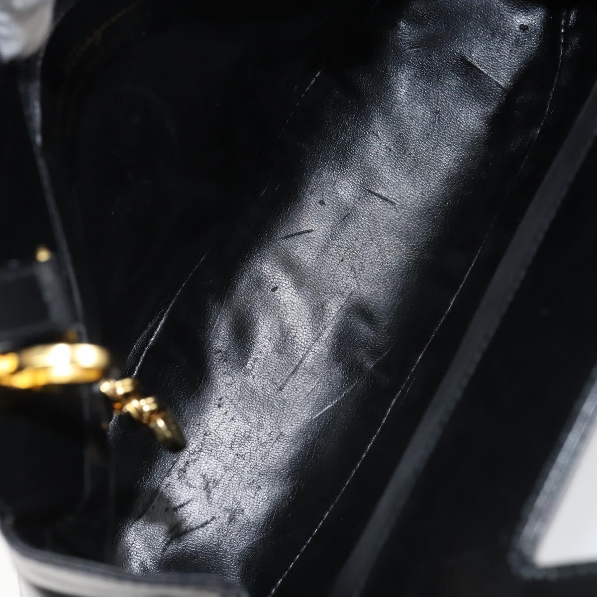 Salvatore Ferragamo Wanda Handbag Leather, BLACK, LEATHER, Handbag