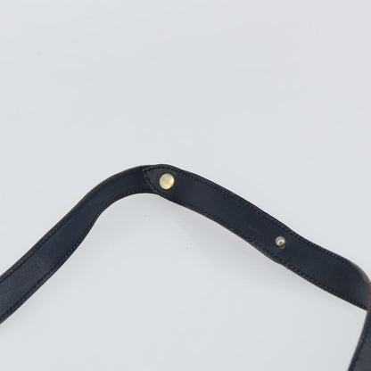 Christian Dior Vintage Trotter Shoulder Bag Canvas, NAVY, CANVAS, Shoulder bag