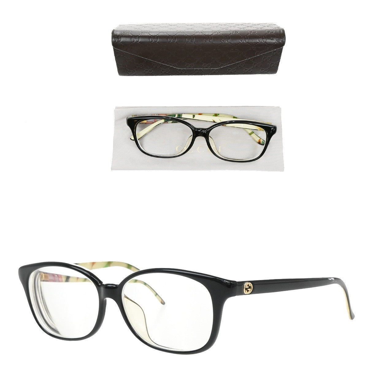 Gucci Eyewear Interlocking G Sunglasses, Black, Plastic, Sunglasses