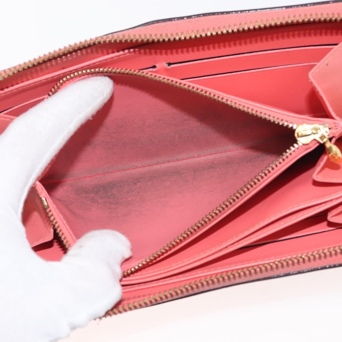 Louis Vuitton Zippy Wallet NM Monogram Patent, ORANGE, PATENT_LEATHER, Wallets