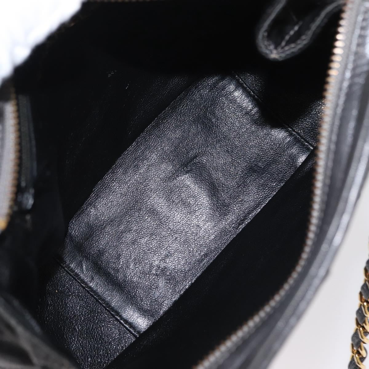 Chanel Vintage Shoulder Bag Satin, GRAY, SATIN, Shoulder bag