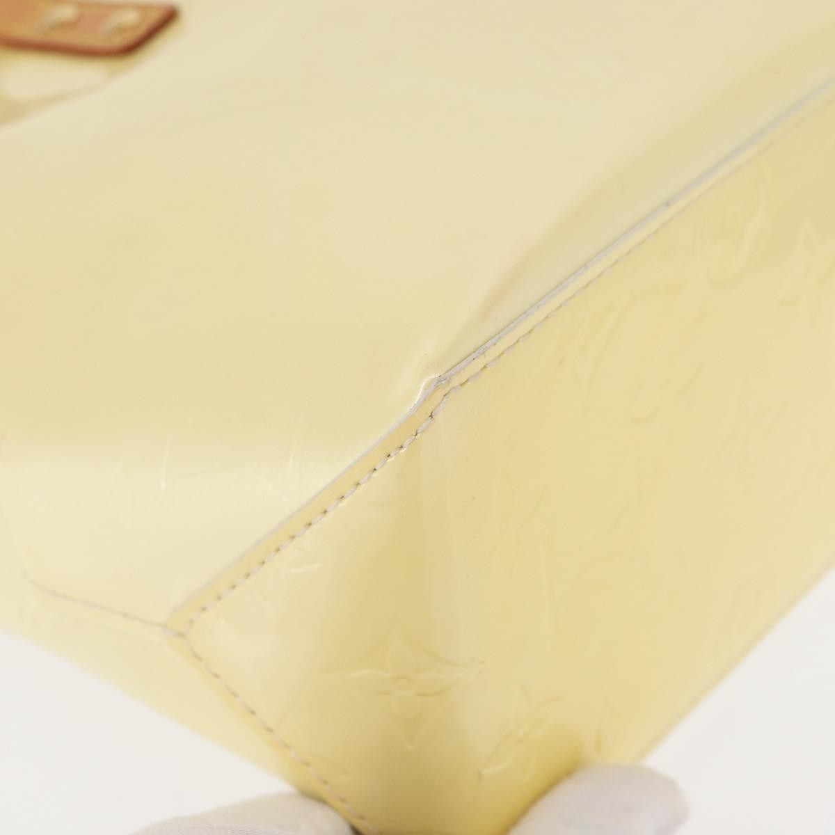 Louis Vuitton Reade Handbag Monogram Vernis, BEIGE, PATENT_LEATHER, Handbag