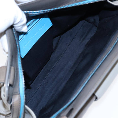 Balenciaga Cherche Midi Chain Shoulder Bag Leather, GRAY, LEATHER, Shoulder bag