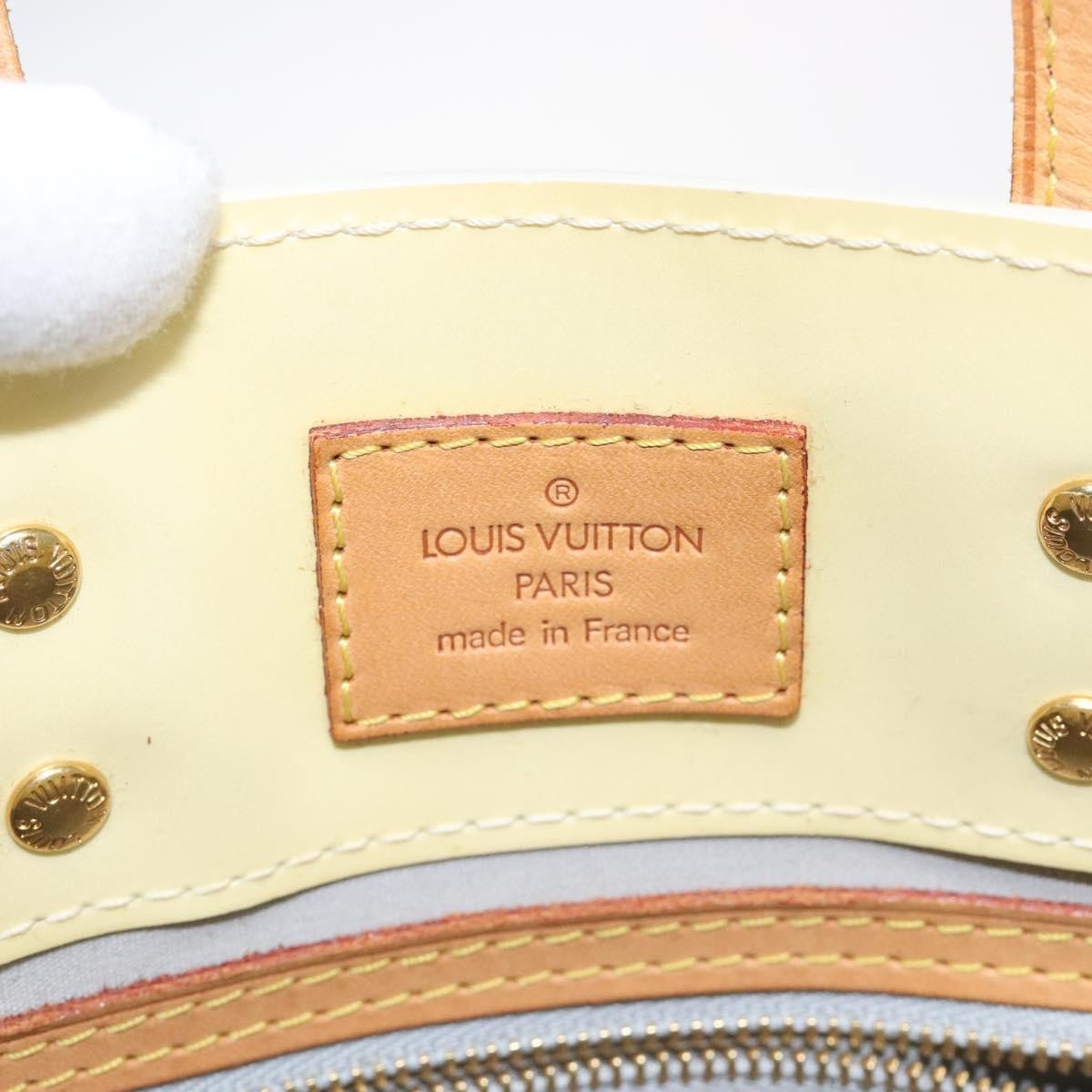 Louis Vuitton Reade Handbag Monogram Vernis, BEIGE, PATENT_LEATHER, Handbag