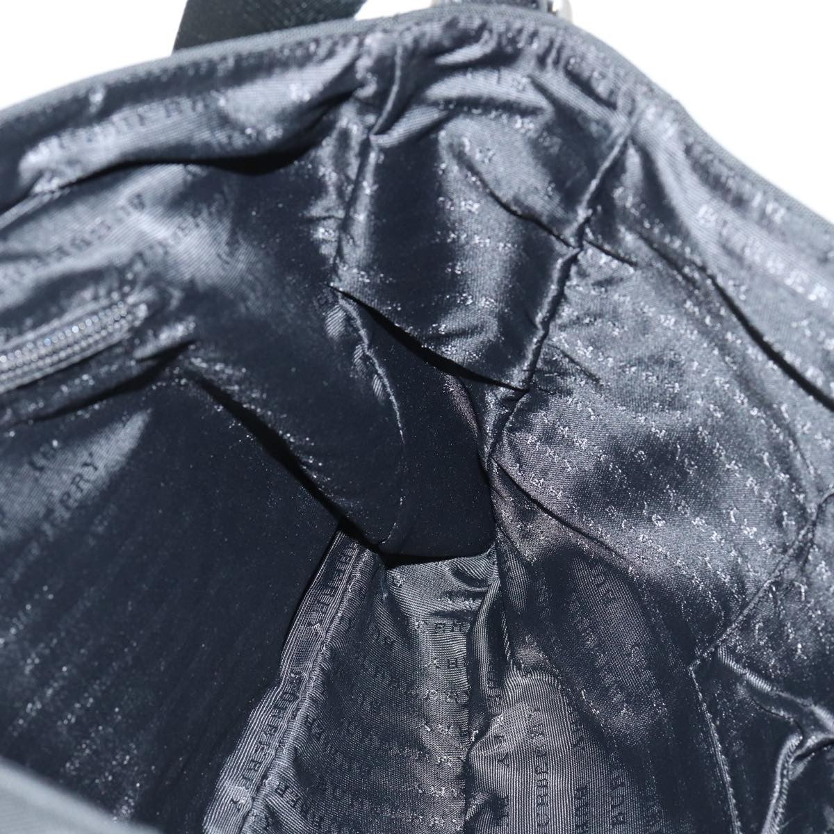 Burberry Vintage Shoulder Bag Nylon, BLACK, NYLON, Shoulder bag