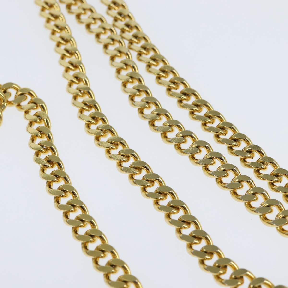 Christian Dior Vintage Chain Flap Shoulder Bag Leather, BEIGE, LEATHER, Shoulder bag