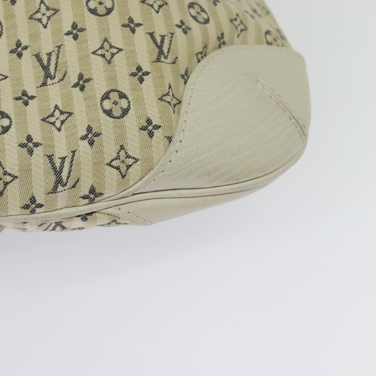 Louis Vuitton Marina Handbag Mini Lin Croisette, BEIGE, CANVAS, Handbag