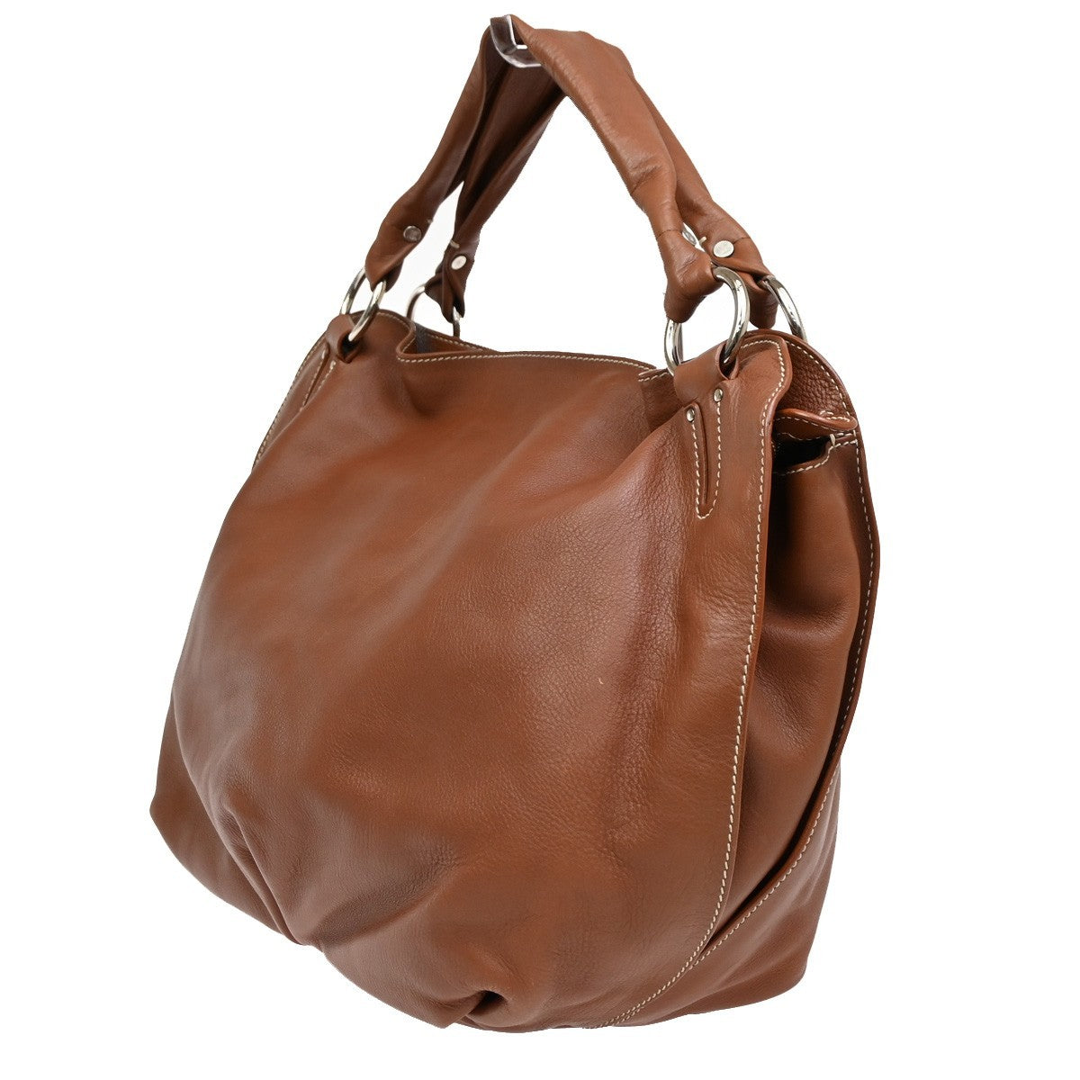 Celine Bittersweet Leather, BROWN, LEATHER, Handbag
