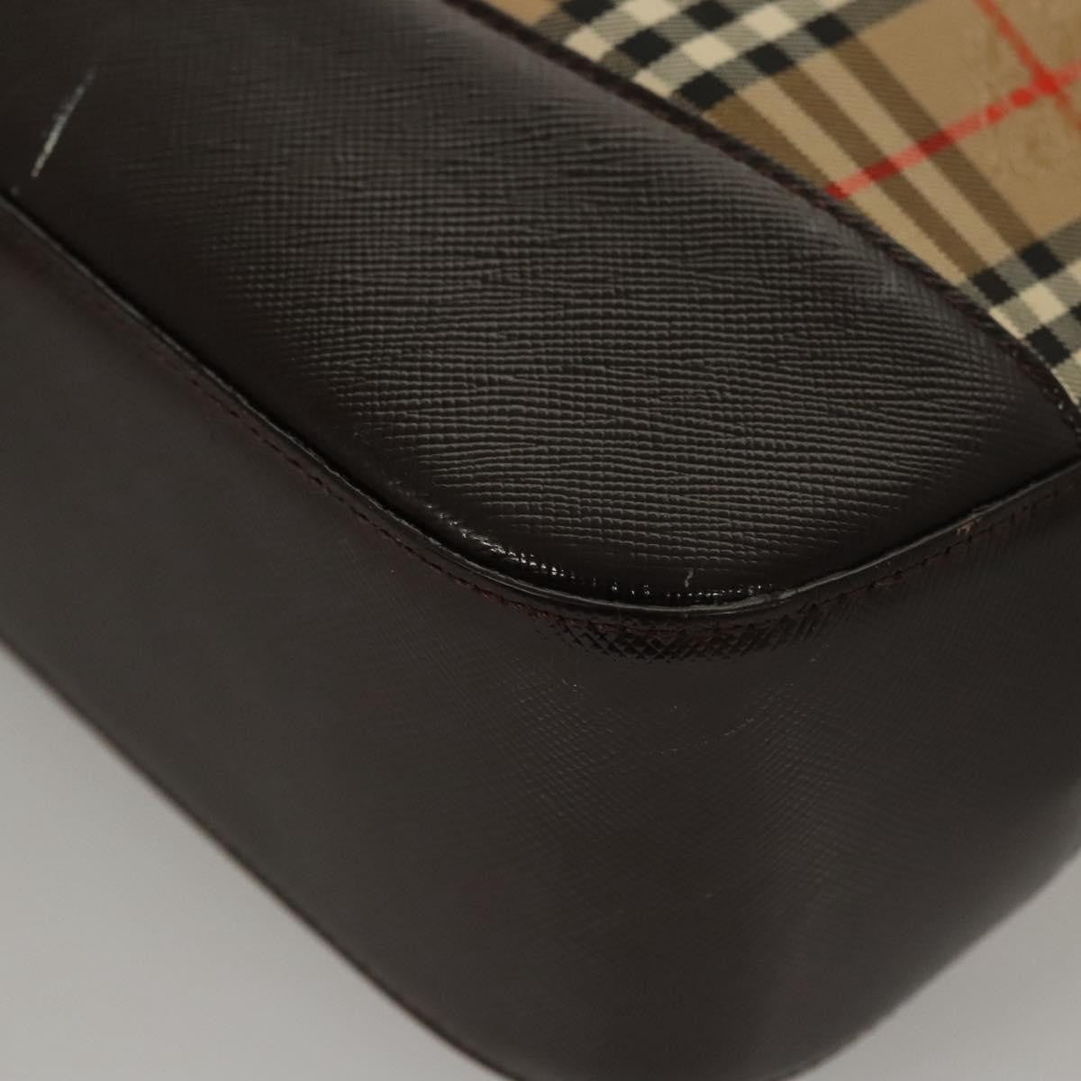 Burberry Shoulder Bag Nova Check Canvas, BEIGE, CANVAS, Shoulder bag