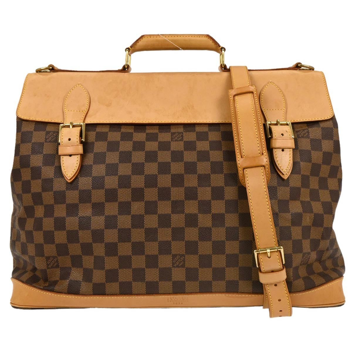 Louis Vuitton West End Handbag Damier, BROWN, CANVAS, Travel bag