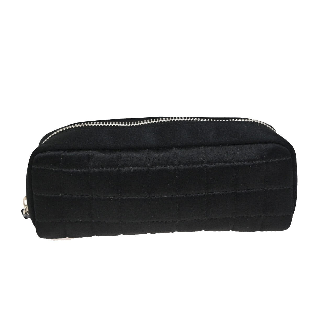 Chanel Chocolate Bar Clutch Nylon, BLACK, NYLON, Clutche & pouche