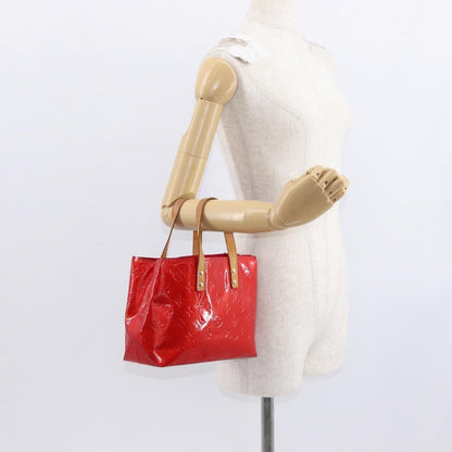Louis Vuitton Reade Handbag Monogram Vernis, RED, PATENT_LEATHER, Handbag