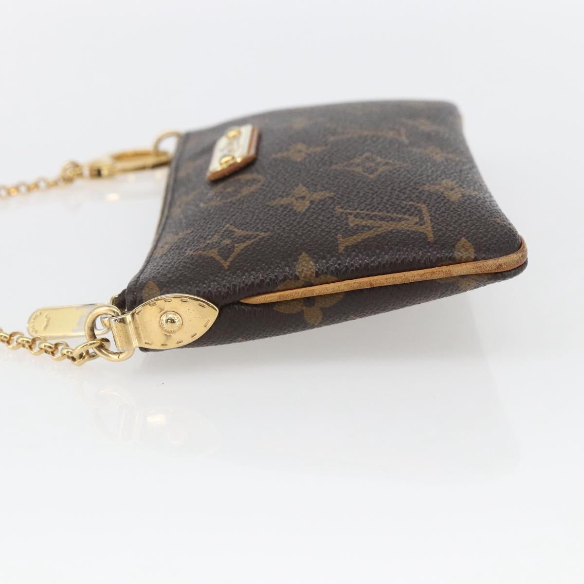 Louis Vuitton Milla Pochette Monogram Canvas, BROWN, CANVAS, Clutche & pouche