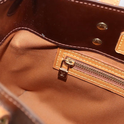 Louis Vuitton Reade Handbag Monogram Vernis, BROWN, PATENT_LEATHER, Tote bag