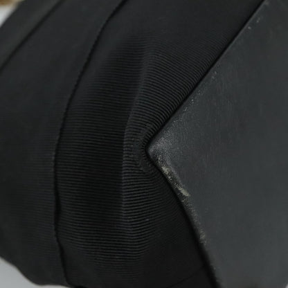 Salvatore Ferragamo Vala Handbag Canvas, BLACK, CANVAS, Handbag