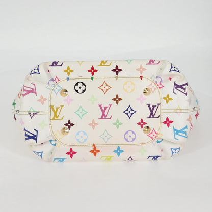 Louis Vuitton Annie Handbag Monogram Multicolor, WHITE, CANVAS, Tote bag