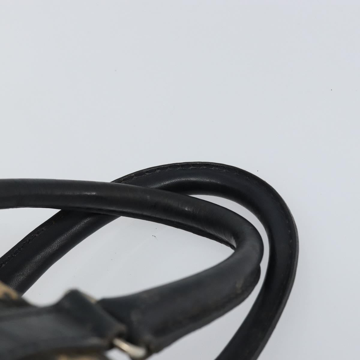 Christian Dior Vintage Trotter Boston Bag Canvas, NAVY, CANVAS, Travel bag