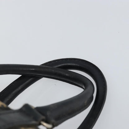 Christian Dior Vintage Trotter Boston Bag Canvas, NAVY, CANVAS, Travel bag